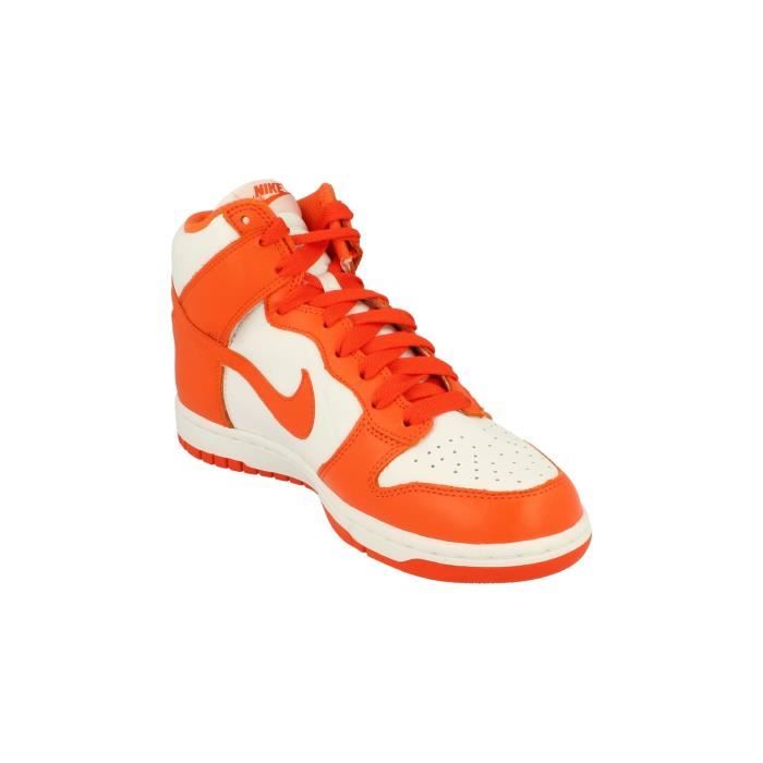 Femme Blanc Qs Trainers Chaussures 854340 Top Nike Sneakers Retro Dunk 100 Hi daqx7UHn