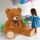 Ours en peluche géant 150 cm brun