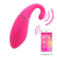 GODEMICHET - VIBRO Vibromasseur Femmes puce Bluetooth Silicone étanch GODEMICHET - VIBRO Vibromasseur Femmes puce Bluetooth Silicone étanch