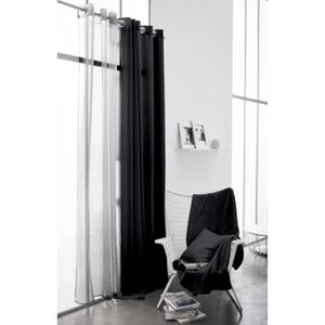 TODAY Rideau Occultant 140x260 100% polyester Réglisse TODAY Rideau Occultant 140x260 100% polyester Réglisse