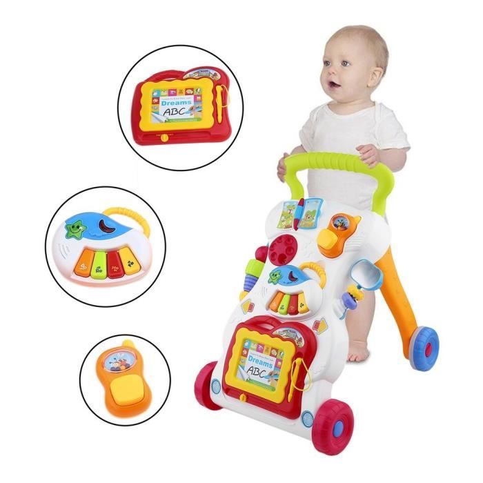 Trotteur bébé musical pliable réglable en sale hauteur