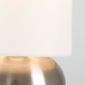 Lampes Brossé Abat TableChevet Variateur En Touch Nickel Jour De Chrome Paire Avec Intégré Tissu Crème Moderne OXiuPkZ