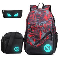 SAC À DOS Sac à Dos Scolaire Cartable Sacs école Monstre Gar SAC À DOS Sac à Dos Scolaire Cartable Sacs école Monstre Gar
