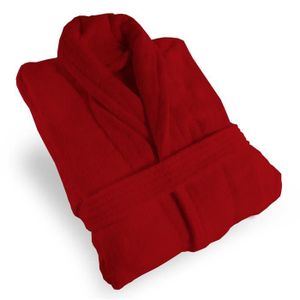 PEIGNOIR Peignoir de bain MICROFIBRE noir, taille L. Compos