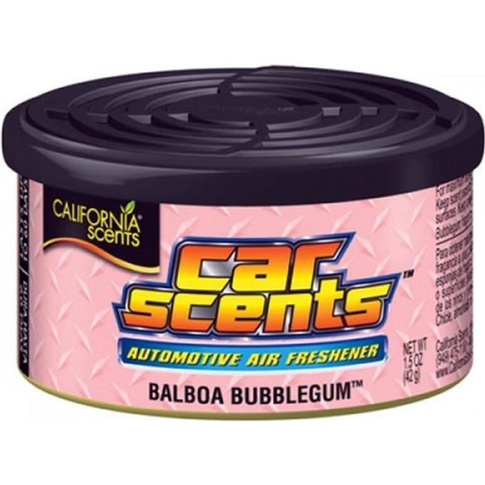 Désodorisant Voiture CALIFORNIA CAR SCENTS Parfum BubbleGum - 60 Jours de Senteurs