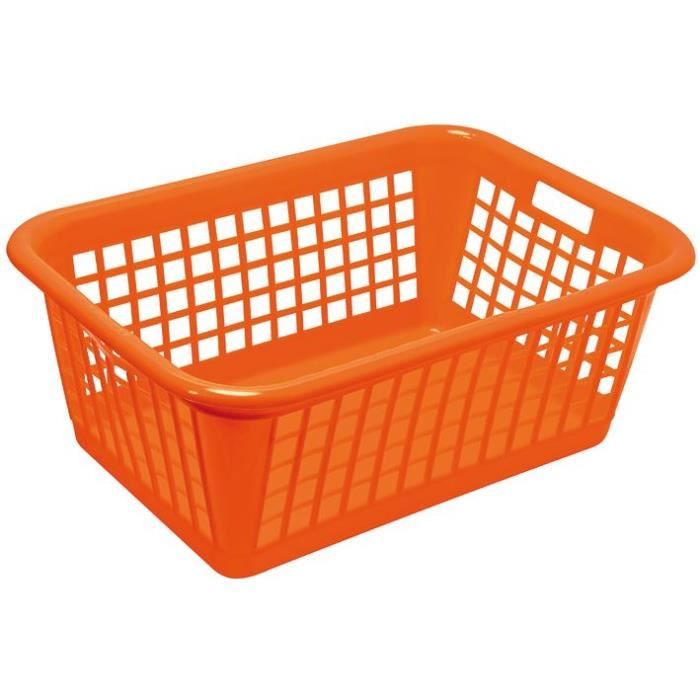 Corbeille à linge 60L - orange