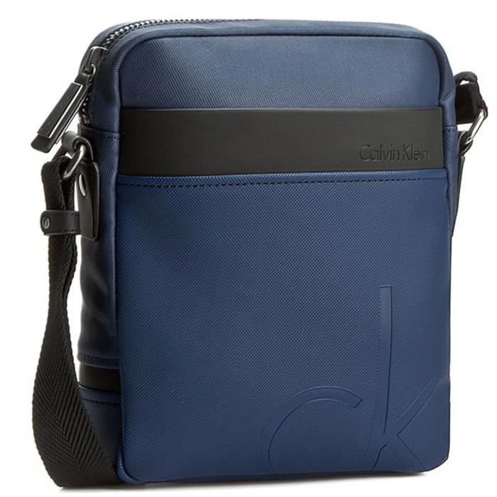 CALVIN KLEIN Sac d'épaule K50K501595 - TOM REPORTER Bleu Homme