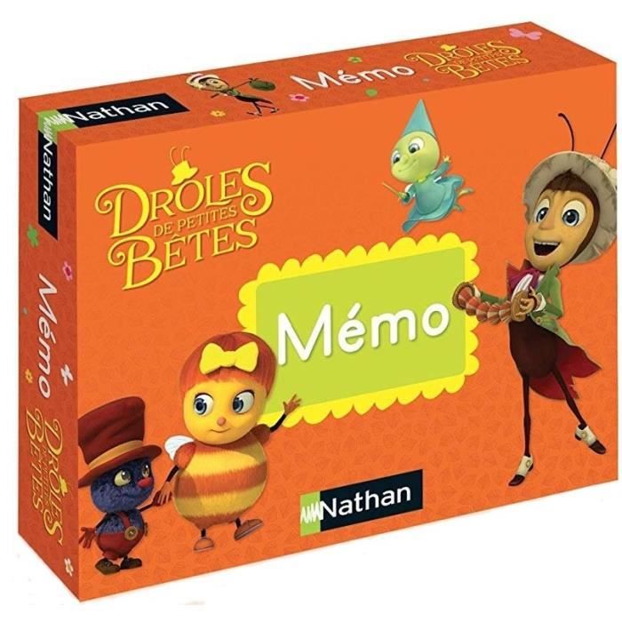 NATHAN Drôles de Petites Bêtes - Mémo