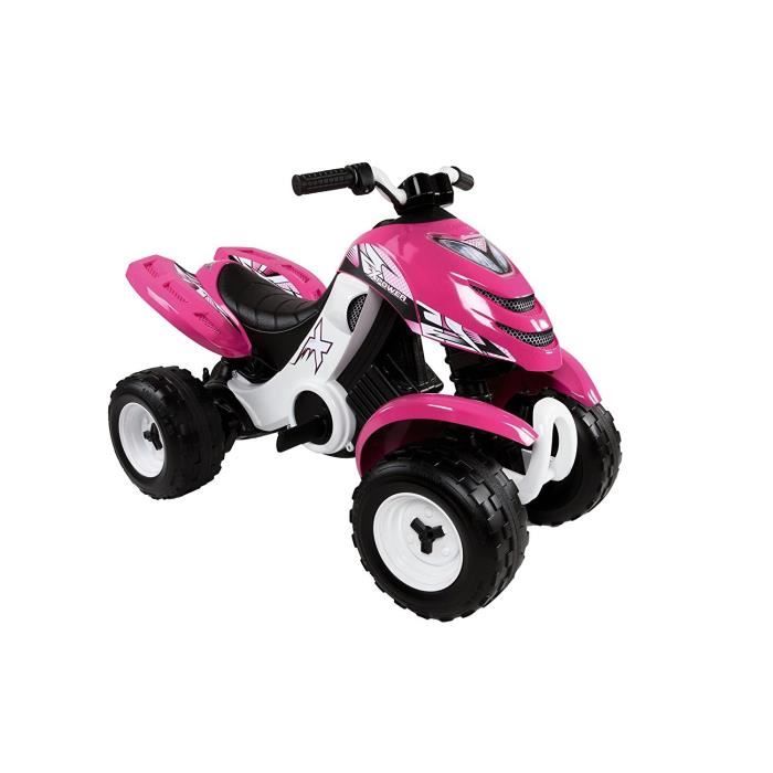 SMOBY Quad Electrique Enfant X Power Rose
