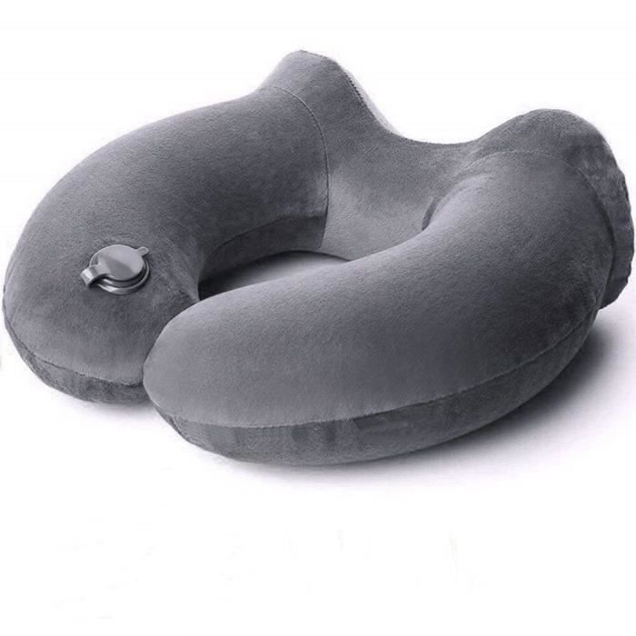 Coussin De Voyage Oreiller Cervical Gonflable Ergonomique Et Ultra