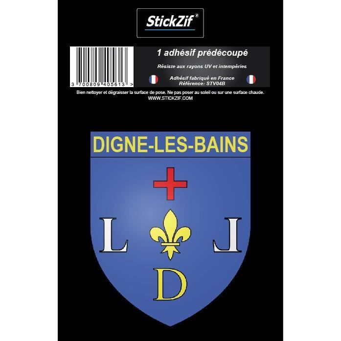 STICKZIF 1 Adhésif Blason Digne STV04B