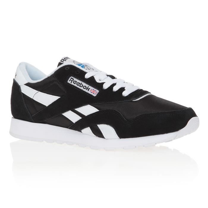 REEBOK Baskets Classic Nylon - Homme - Noir