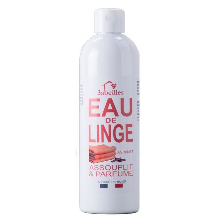 3 ABEILLES Eau de linge - Agrumes - Bio - 500 ml