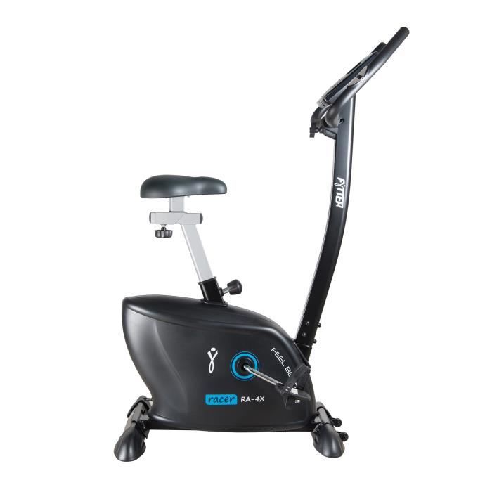 FYTTER Vélo appartement motorisé Ra4X- 8 kg Inertie - 7 Fonctions - 16 niveaux résistances