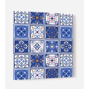 Fond de hotte "Motif carreaux céramique"