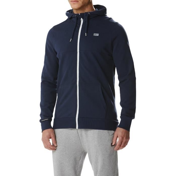 ASICS Sweat zippé à capuche Homme Onitsuka Tiger - Bleu
