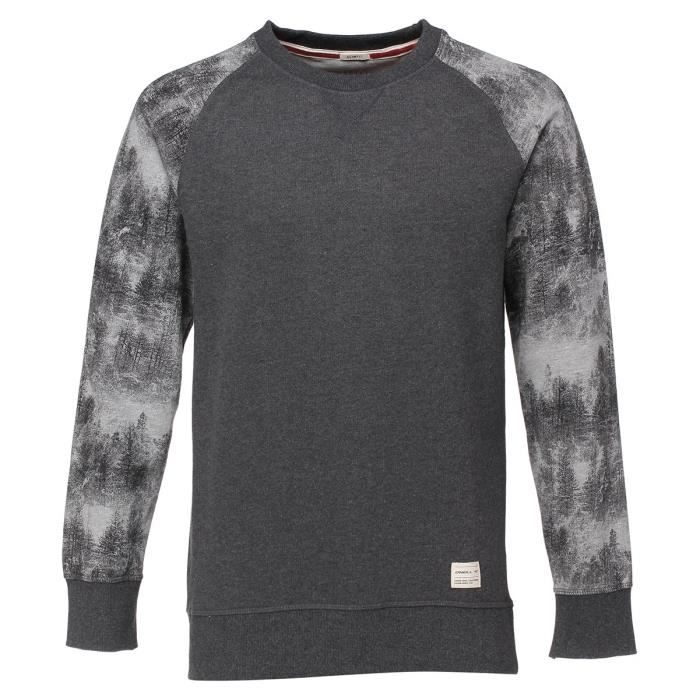 O'NEILL Sweatshirt Manches longues PCH Coast AOP - Homme - Gris