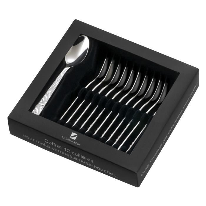 LA TABLE D'ALBERT Coffret 12 pièces Moka Savana