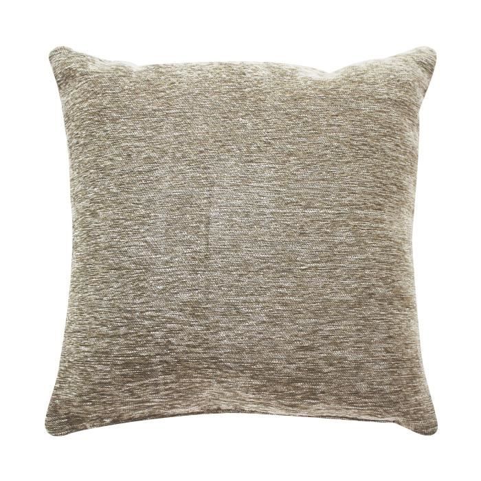 Coussin Intense - 70 x 70 cm - Marron sable