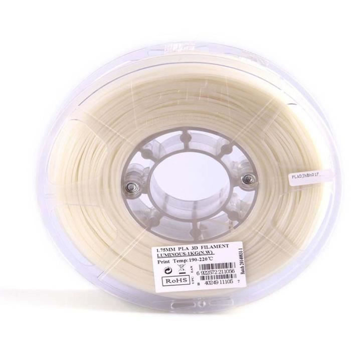 ESUN Filament pour Imprimante 3D PLA ESUN - Phosphorescent Vert - 3 mm - 1kg