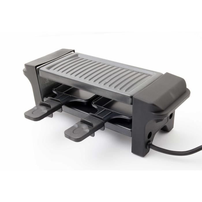 HARPER YOUANDMEV2BLACK Appareil à raclette 2 personnes - Noir