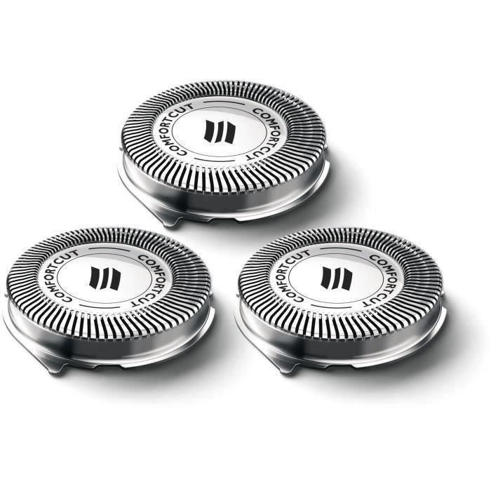 PHILIPS SH30/50 - Accessoires rasoir Series 1000 et 3000 - 3 têtes de rasage