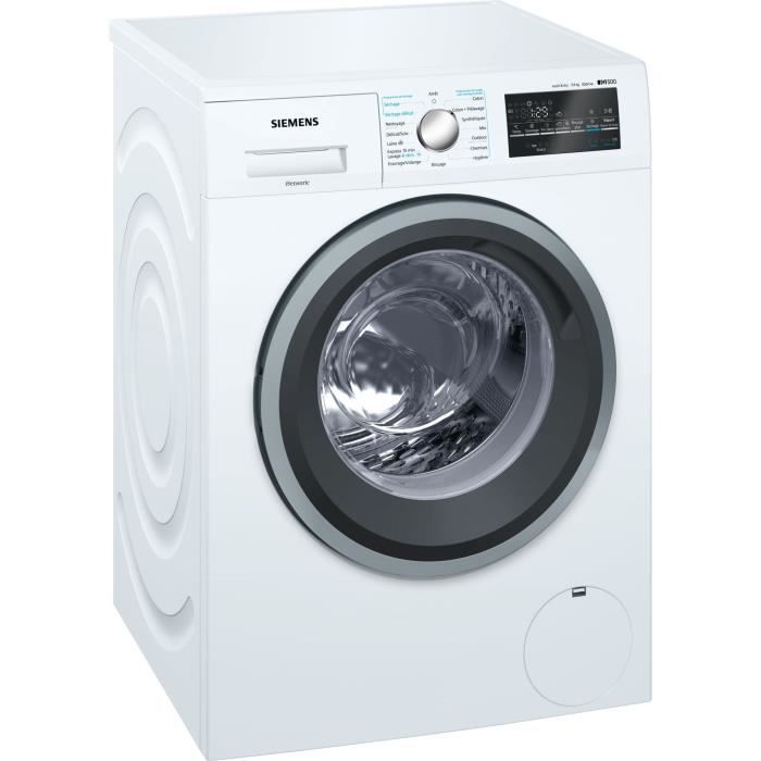 SIEMENS WD15G462FF - Lave linge séchant frontal - lav 7 kg / sech 4 kg - 1500 tours / min - A - Blanc