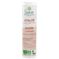 DÉFENSE IMMUNITAIRE SALVIA Tube de 15 comprimés d'Arécola bio 1000 vit DÉFENSE IMMUNITAIRE SALVIA Tube de 15 comprimés d'Arécola bio 1000 vit