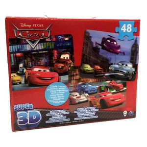 DISNEY Boîte 3 Puzzles Garçon - Image Effet 3D
