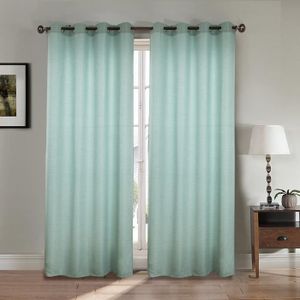 rideaux occultant vert d'eau