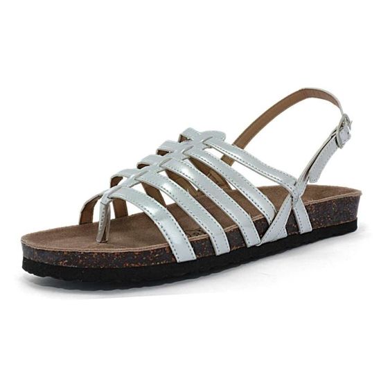 Achat Azur Vente Sandales Spartiates Femme… yvmN08wOn