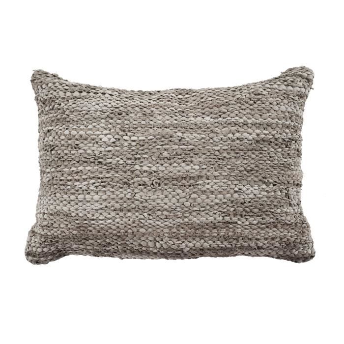 Coussin Skin - 40 x 60 cm - Gris taupe
