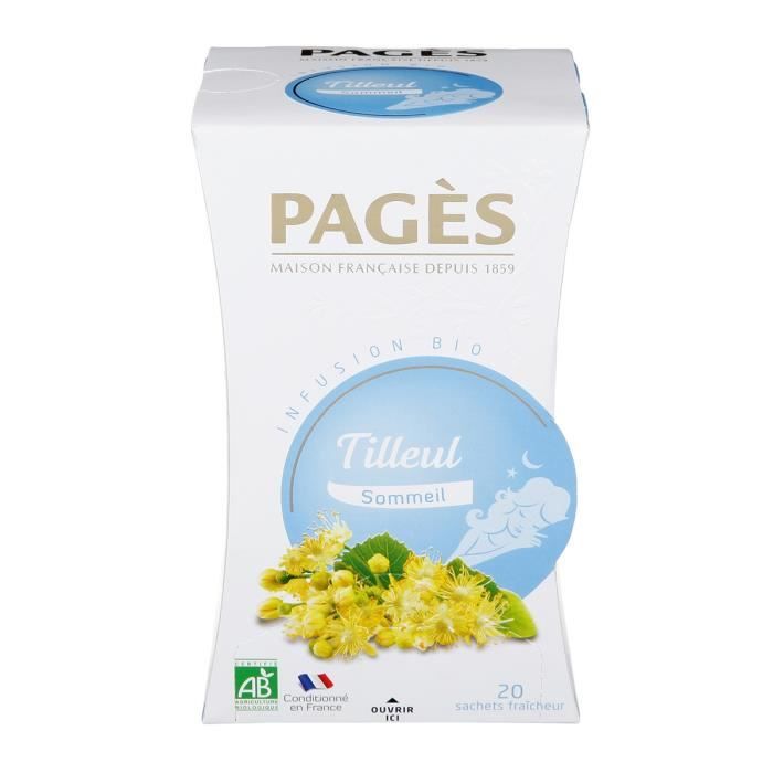 PAGES Infusion Tilleul Bio