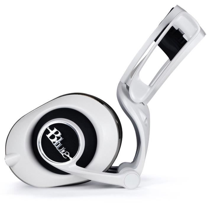 BLUE MICROPHONES Casque audio LOLA - 397 Grammes - Impedance 42 ohms - Blanc