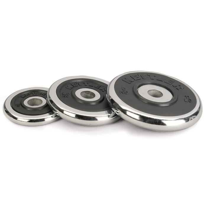 KETTLER Disque d'Halteres Chrome Caoutchouc