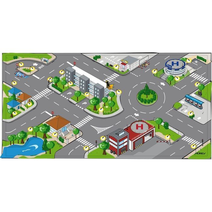 NOREV Tapis City + 1 Vehicule