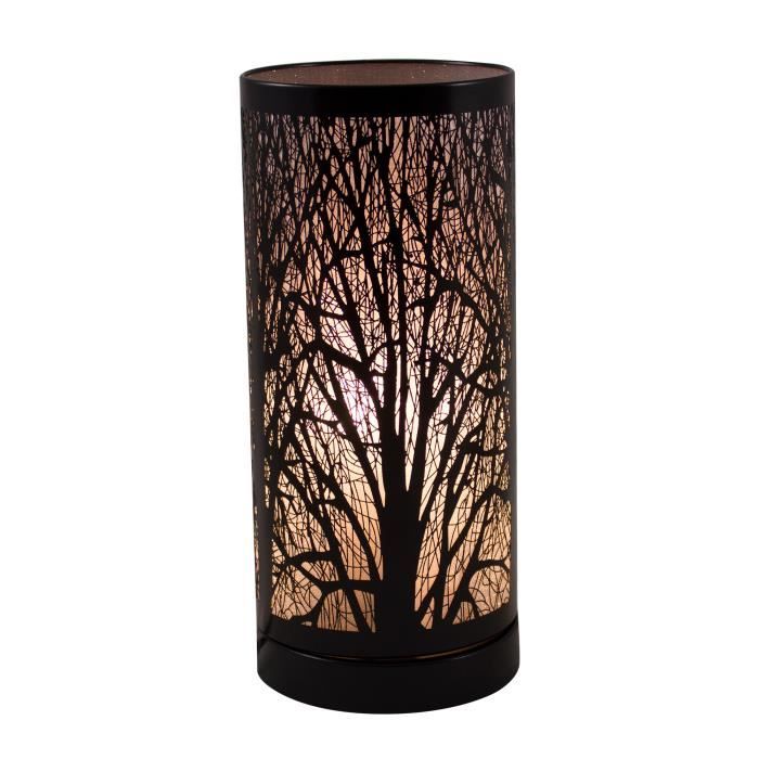 Poser Cylindre28cmVersion Arbre 1 À Lampe Tactile Noir 0vm8OPywNn