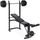 OFITNESS Banc de musculation avec barre + Poids 2