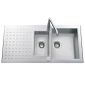 vier inox lisse vardo 1 bac 12 1 gouttoir achat vente evier de cuisine vier inox lisse vardo 1 ba cdiscount - Evier 1 Bac 1 2 vier inox lisse vardo 1 bac 12 1 gouttoir achat vente evier de cuisine vier inox lisse vardo 1 ba cdiscount - Evier 1 Bac 1 2