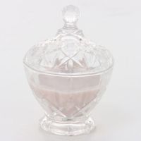 BOUGIE DÉCORATIVE Bougie parfumée Bonbonnière - Musk - Taupe BOUGIE DÉCORATIVE Bougie parfumée Bonbonnière - Musk - Taupe