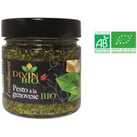 PESTO DIVIN BIO Pesto à la genovese bio - 150 g PESTO DIVIN BIO Pesto à la genovese bio - 150 g
