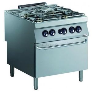 CUISINIÈRE - PIANO Fourneau à gaz 4 brûleurs - 40 kw four à gaz 8,5 k