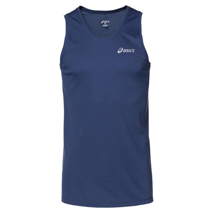 ASICS Singlet Débardeur Homme - Bleu marine