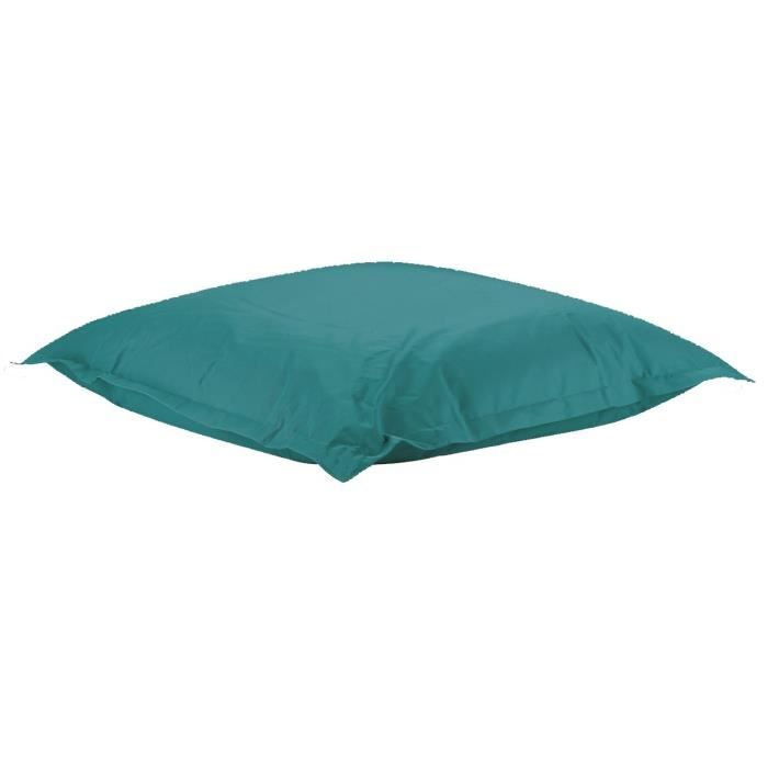 ATELIERS DU LINGE Coussin XL avec toile imperméable - Bleu - Intérieur ou extérieur