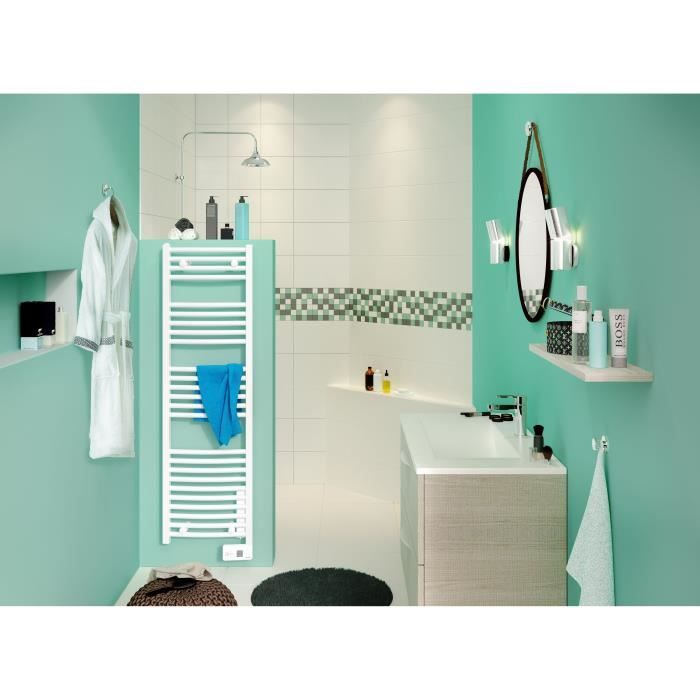 SAUTER Sèche serviette Goreli Digital - 750W - Blanc