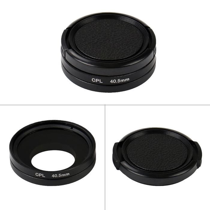 WHIPEARL GP172 Polariseur à filtre intégral Diamètre 40,5 mm - Pour GoPro