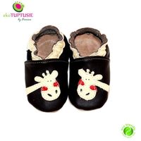 CHAUSSON - PANTOUFLE Chaussons cuir souple GIRAFE Black - 6 ans CHAUSSON - PANTOUFLE Chaussons cuir souple GIRAFE Black - 6 ans