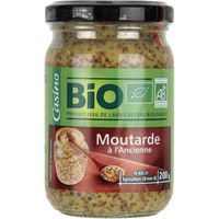 MOUTARDE Moutarde à l'ancienne - Bio - 200g MOUTARDE Moutarde à l'ancienne - Bio - 200g