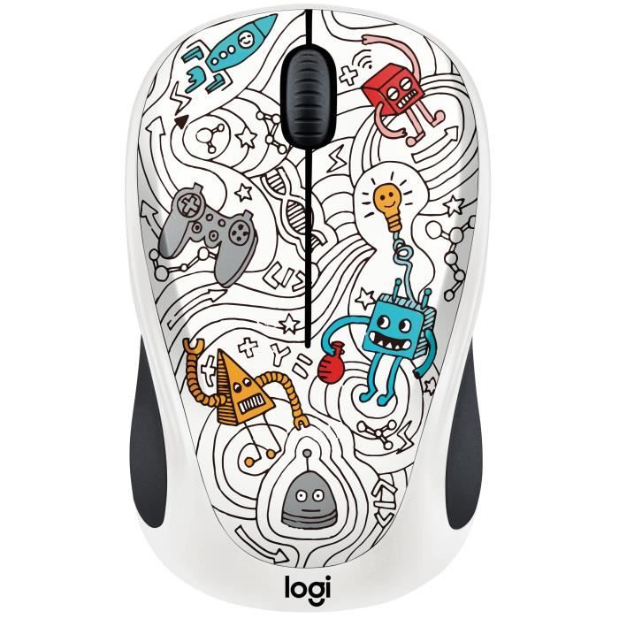 LOGITECH Souris Sans Fil M238 Techie White