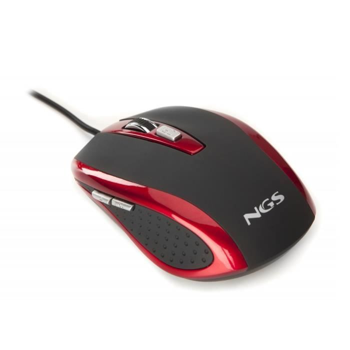 Genius Souris NGS Redtick Rouge 800 DPI Filaire optique USB PC